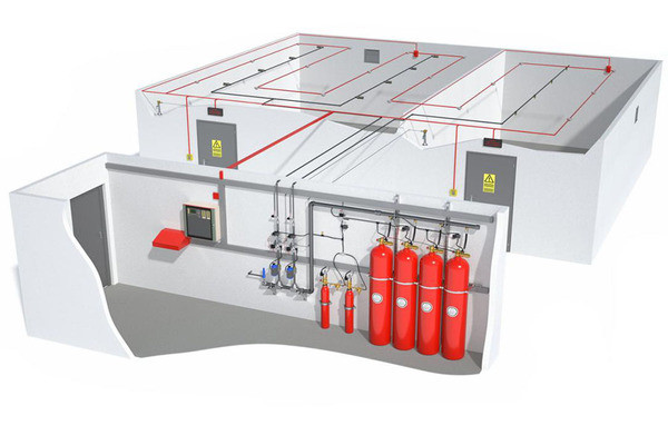 GAS BASED FIRE SUPPRESSION SYSTEM