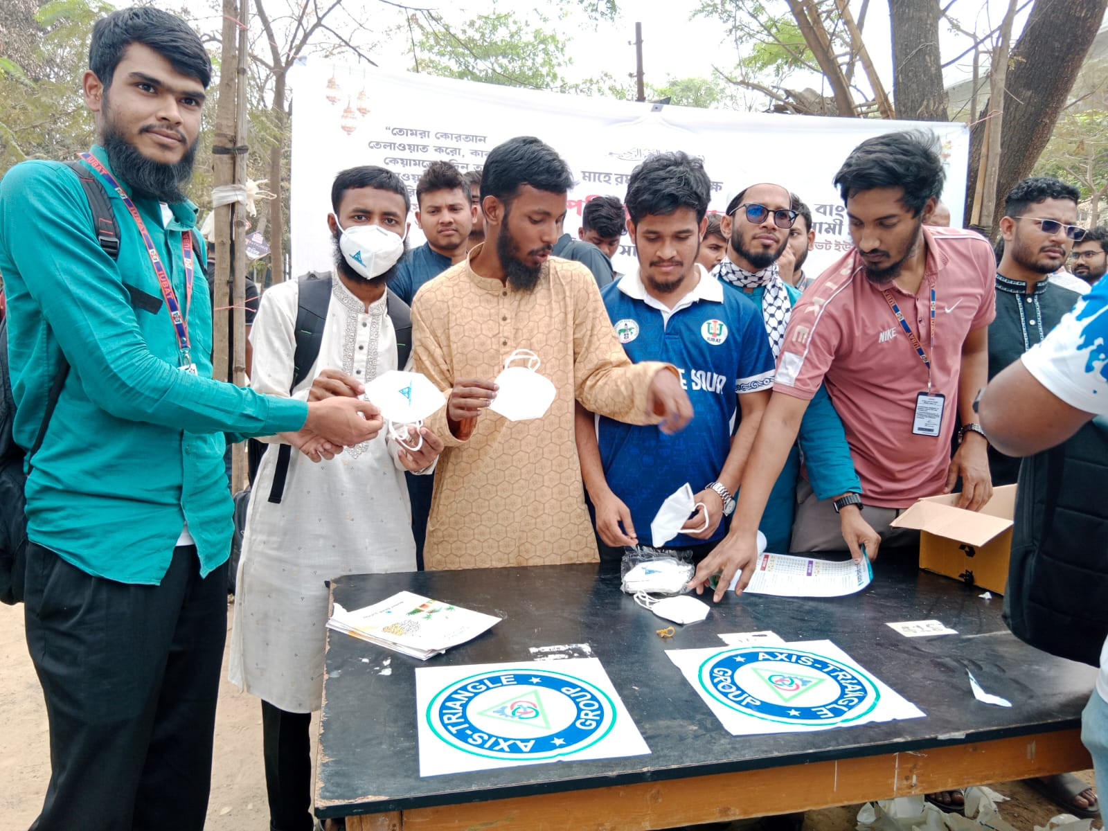 MASK DISTRIBUTION for Health Safety